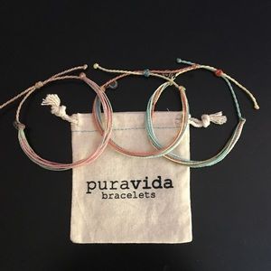 3 Pack Pura Vida Bracelets